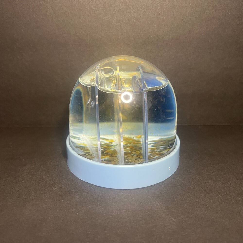 Disneyland Resort Blue Tinker Bell & Disney Castle Collectible Dome Snow Globe - Picture 3 of 7